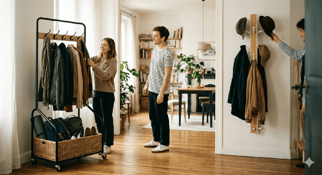 Colocation : Comment le porte manteau préserve l'harmonie collective