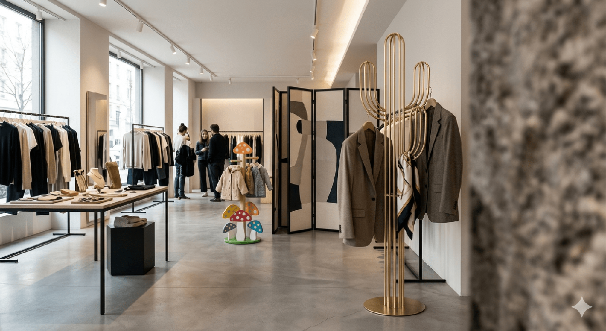 Showroom et Boutique : Transformer le Porte-Manteau en Élément de Merchandising