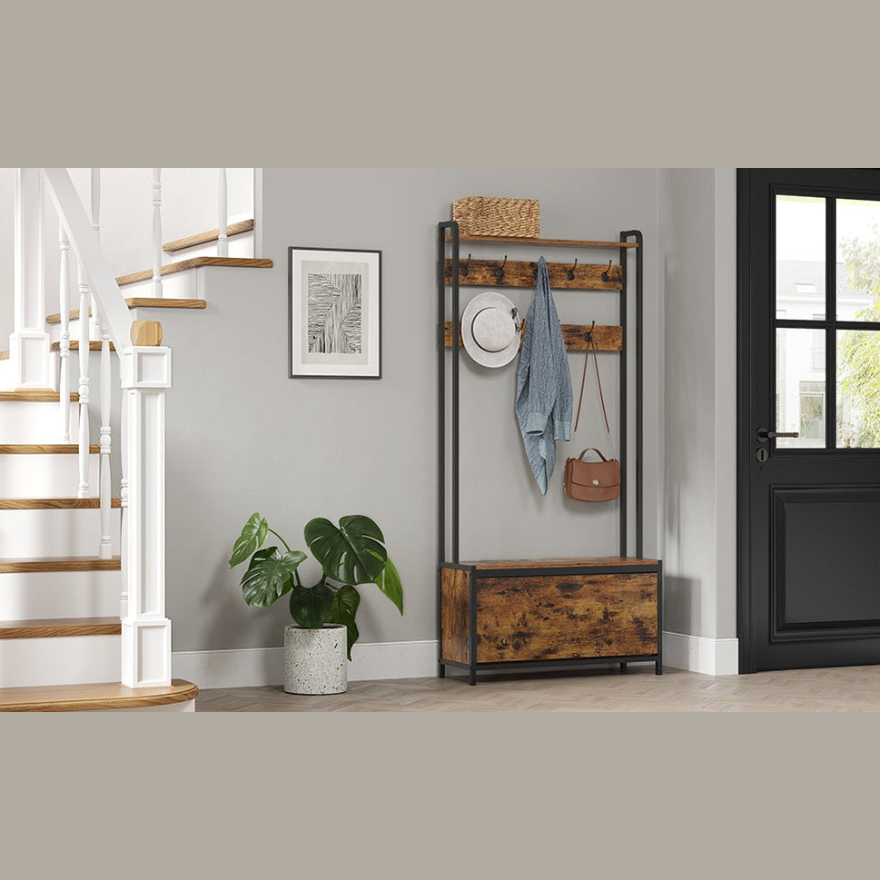 Porte manteau industriel mural vs sur pied : lequel choisir ?