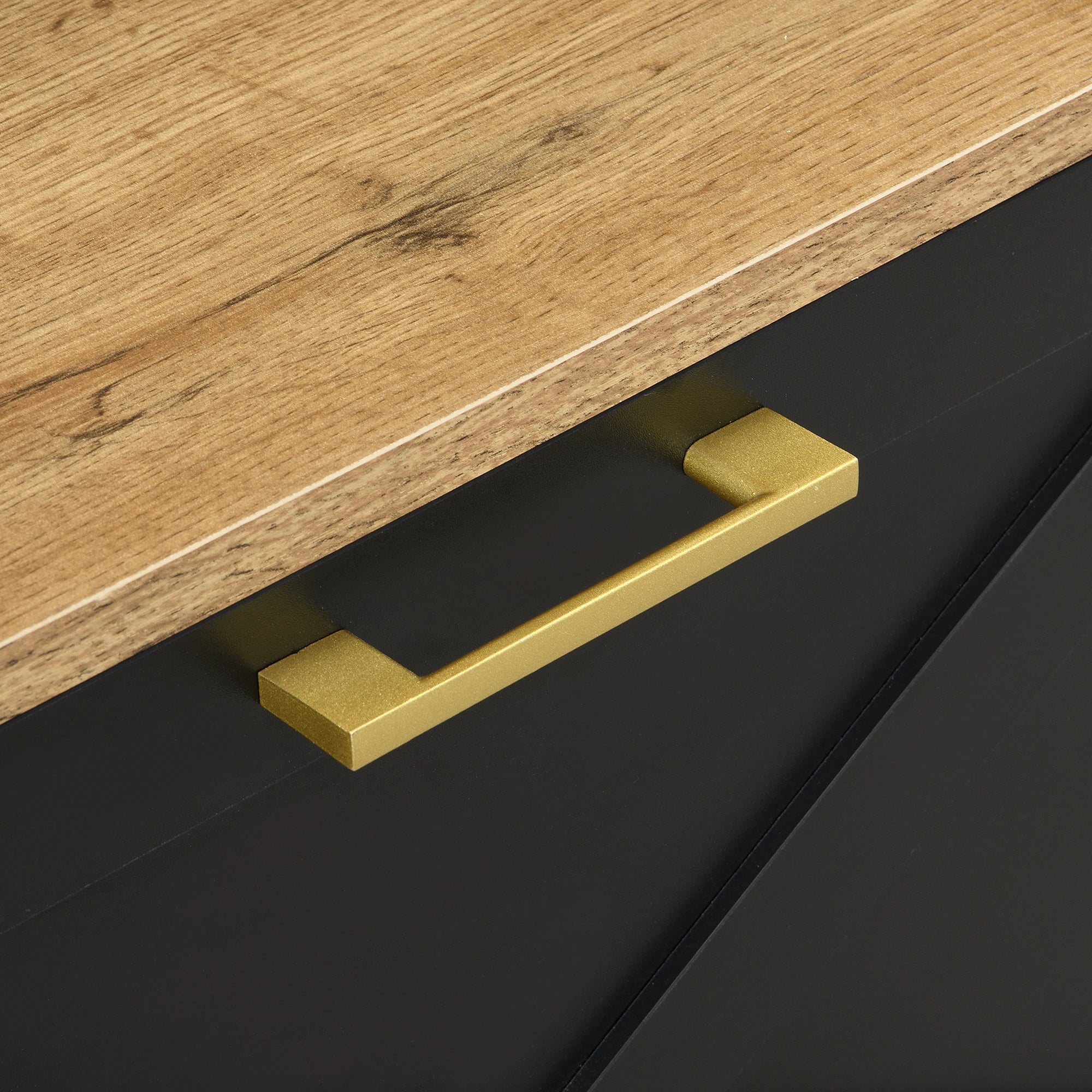 Porte manteau noir moderne avec commode à chaussures