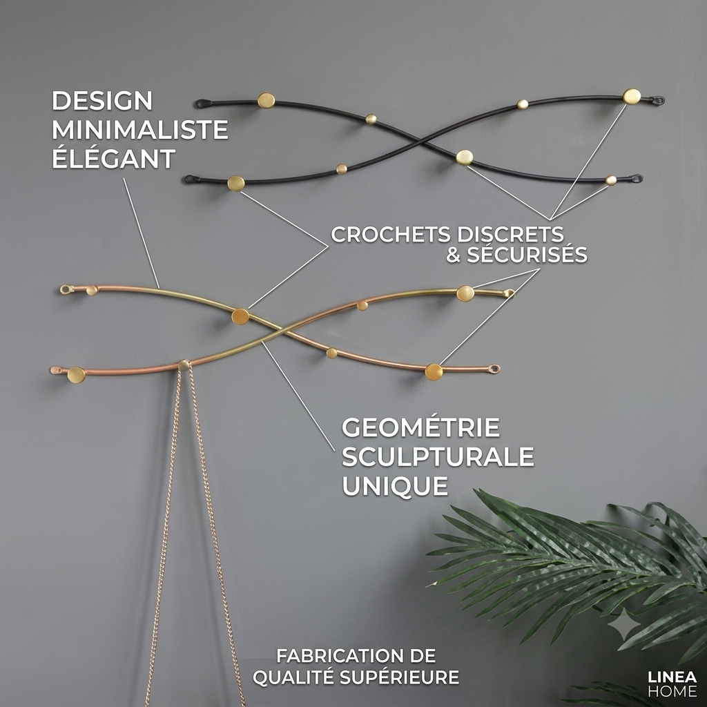 Porte manteau design minimaliste
