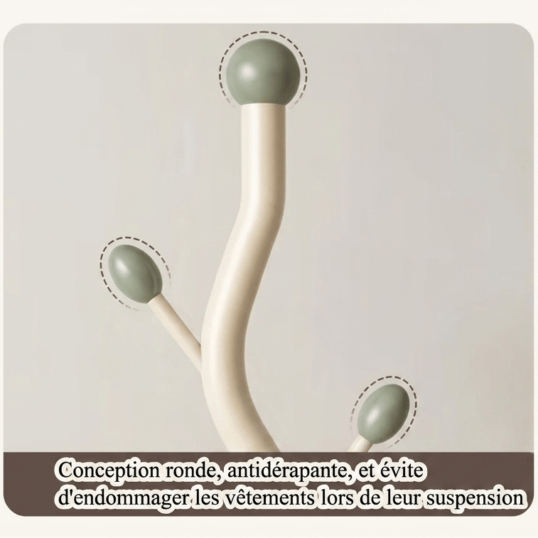Porte manteau arbre sur disque