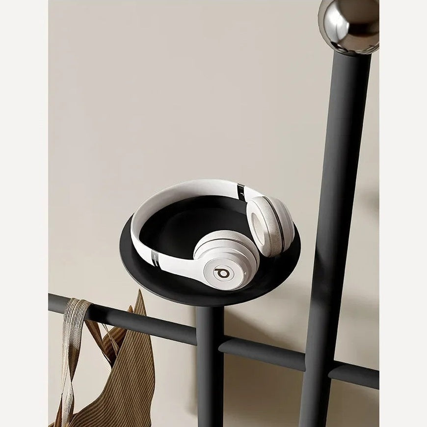 Porte manteau design en aluminium plateau marbré
