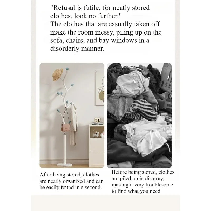 Porte manteau arbre sur disque