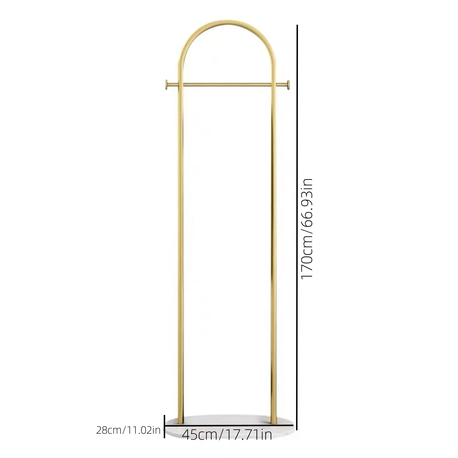 Porte manteau blanc sur plateau