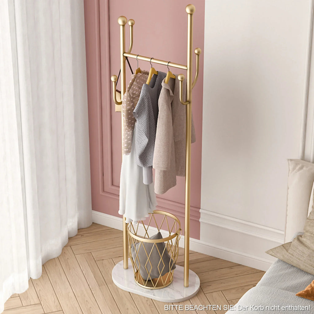 Porte manteau cactus doré chic