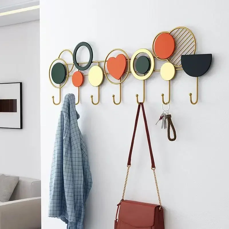 Porte manteau design coloré mural décoratif