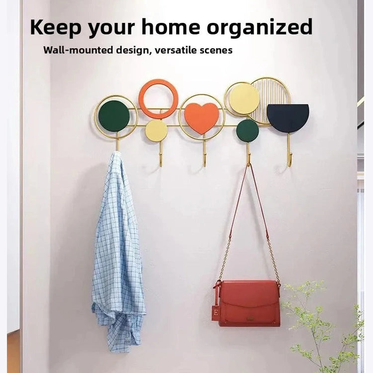 Porte manteau design coloré mural décoratif