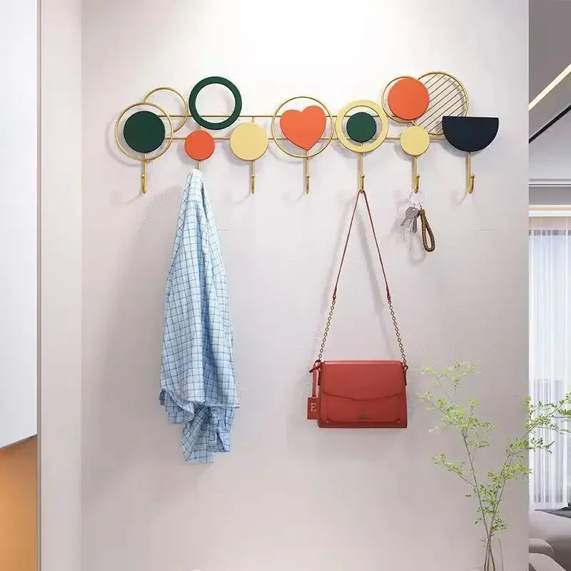 Porte manteau design coloré mural décoratif