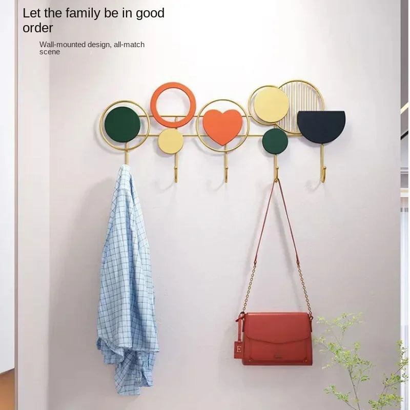 Porte manteau design coloré mural décoratif