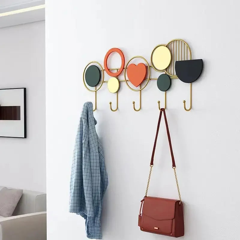 Porte manteau design coloré mural décoratif
