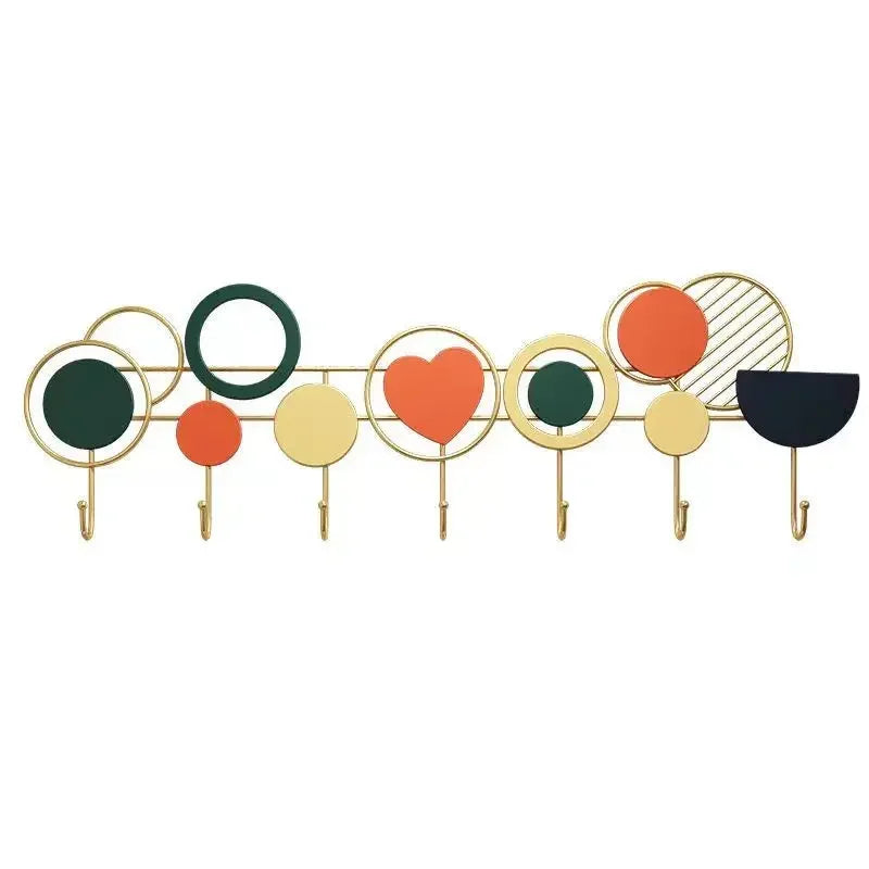 Porte manteau design coloré mural décoratif