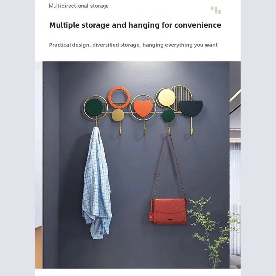 Porte manteau design coloré mural décoratif
