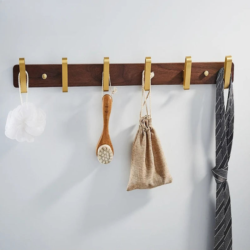 Porte manteau design mural avec crochets