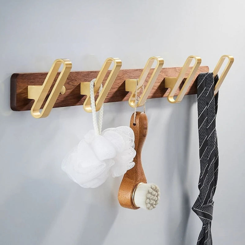 Porte manteau design mural avec crochets