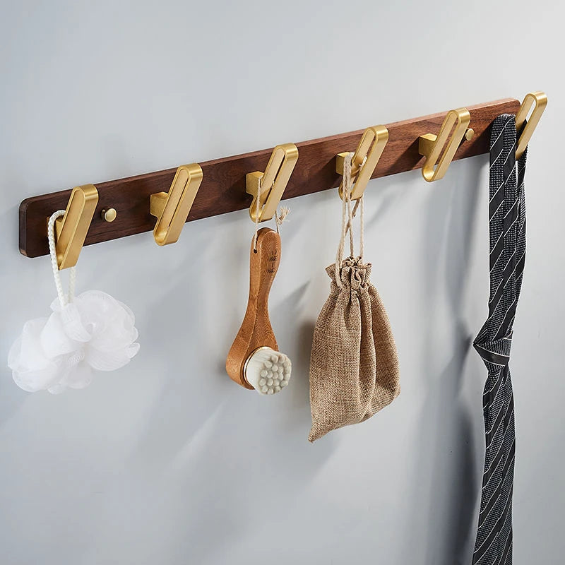 Porte manteau design mural avec crochets