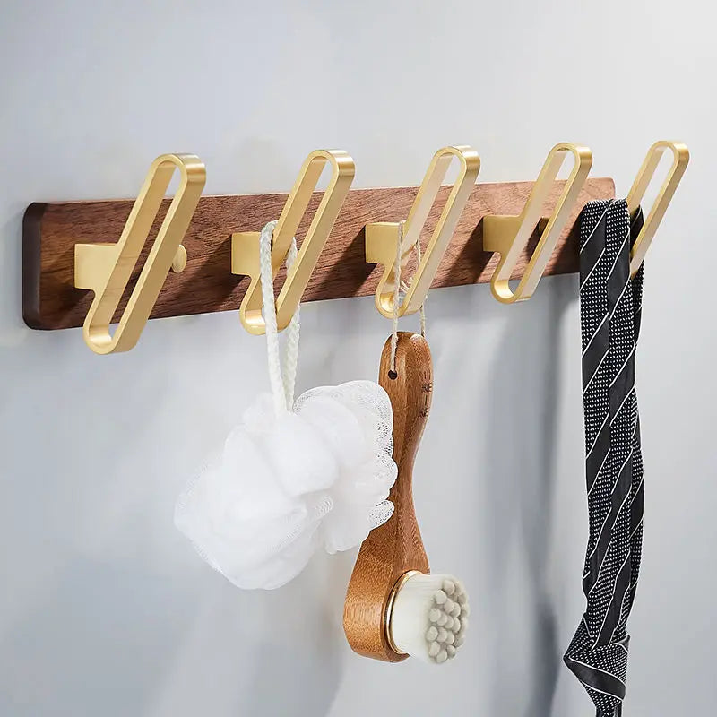 Porte manteau design mural avec crochets