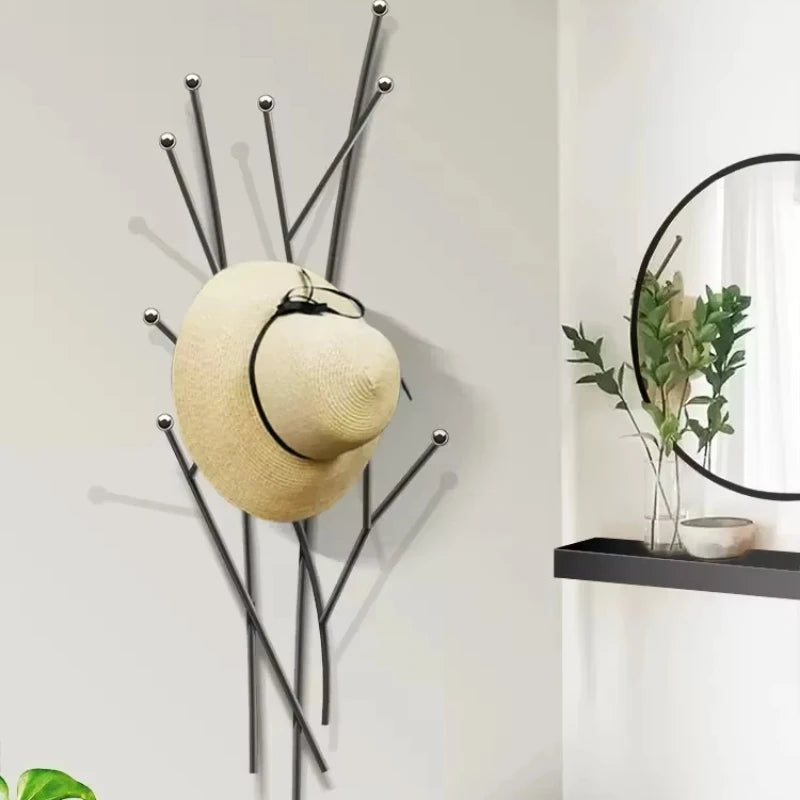 porte manteau doré design