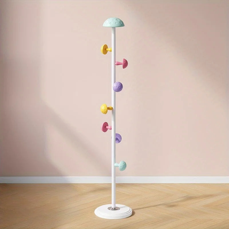 Porte manteau enfants champignons colorés