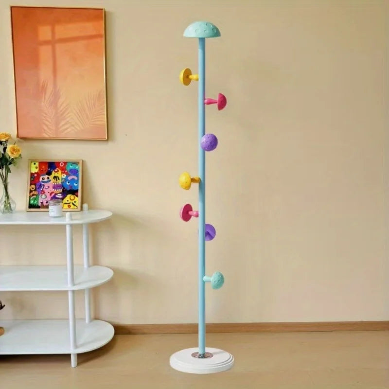 Porte manteau enfants champignons colorés