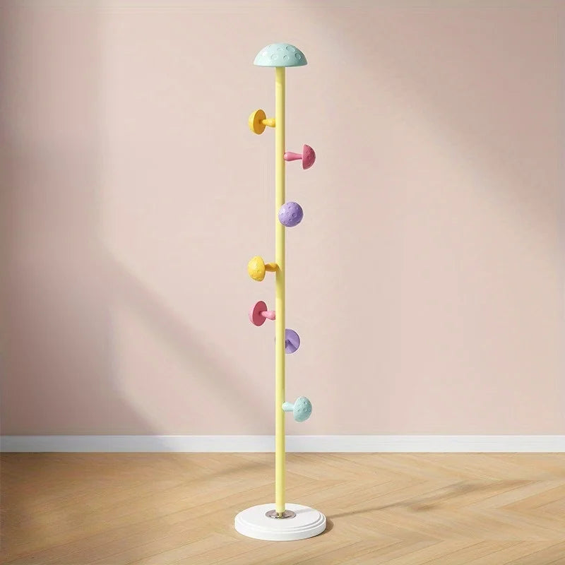 Porte manteau enfants champignons colorés