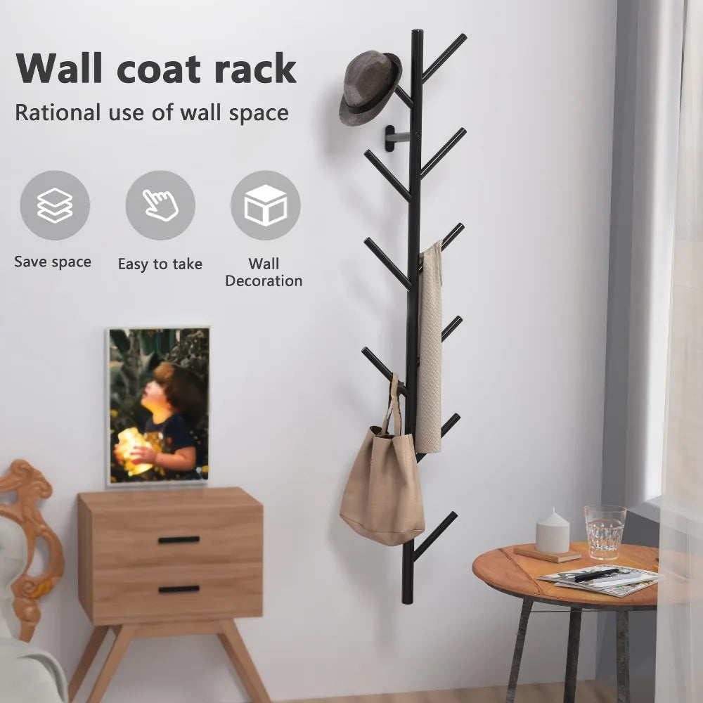 Porte manteau entrée noir créatif cactus
