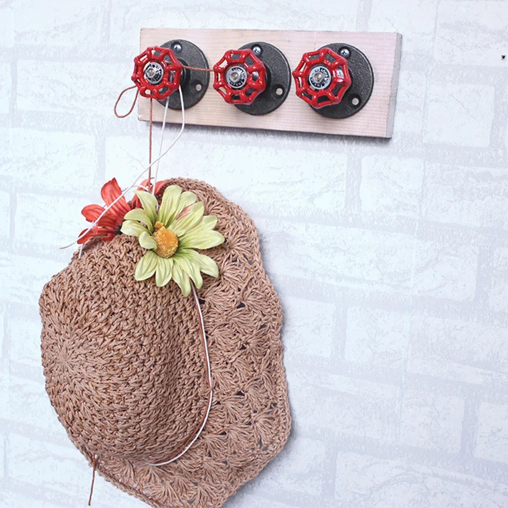 Porte manteau mural crochet au style fer créatif tuyau d'eau industriel