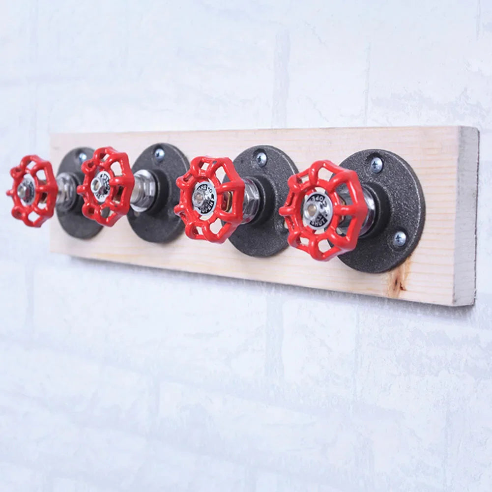 Porte manteau mural crochet au style fer créatif tuyau d'eau industriel