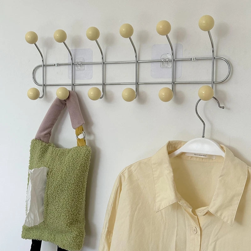 Porte manteau mural crochet style vintage années 80