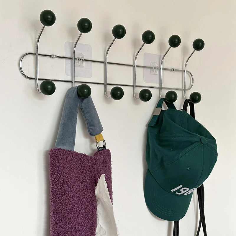 Porte manteau mural crochet style vintage années 80