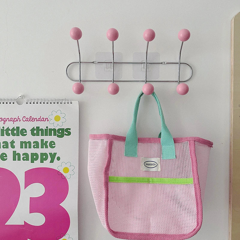 Porte manteau mural crochet style vintage années 80