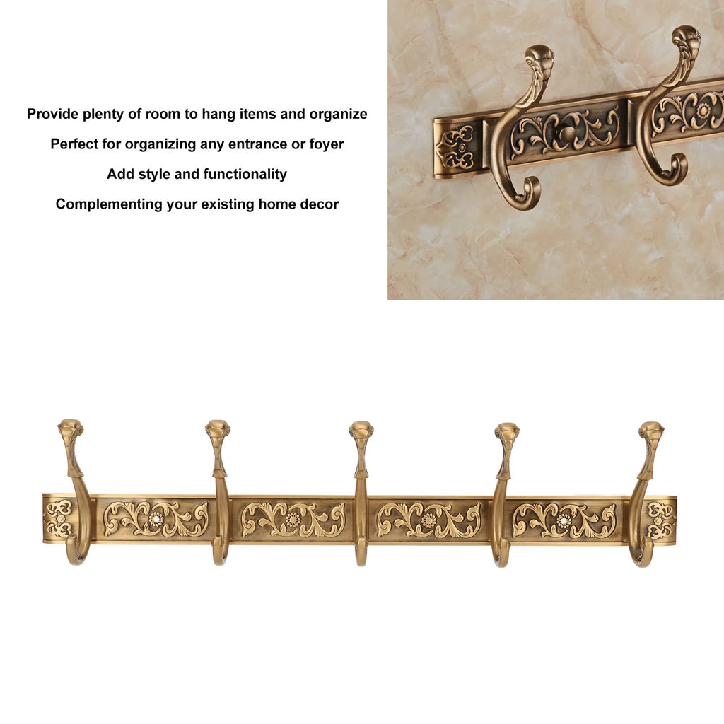 Porte manteau mural crochets style ancien