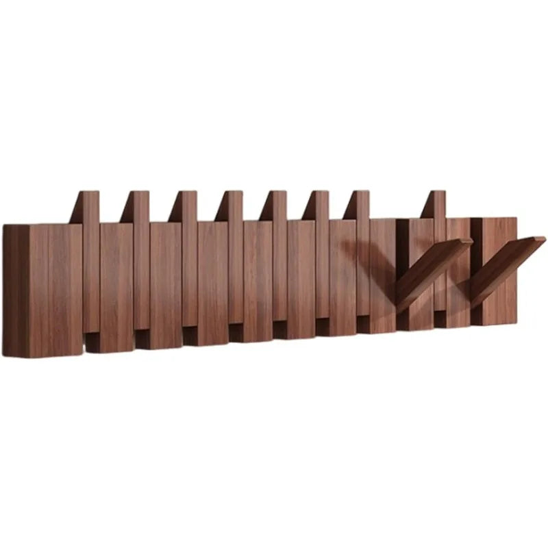 Porte manteau mural en bois design piano
