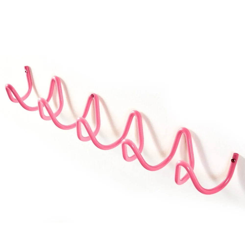 Porte manteau mural original zig zag différents couleurs