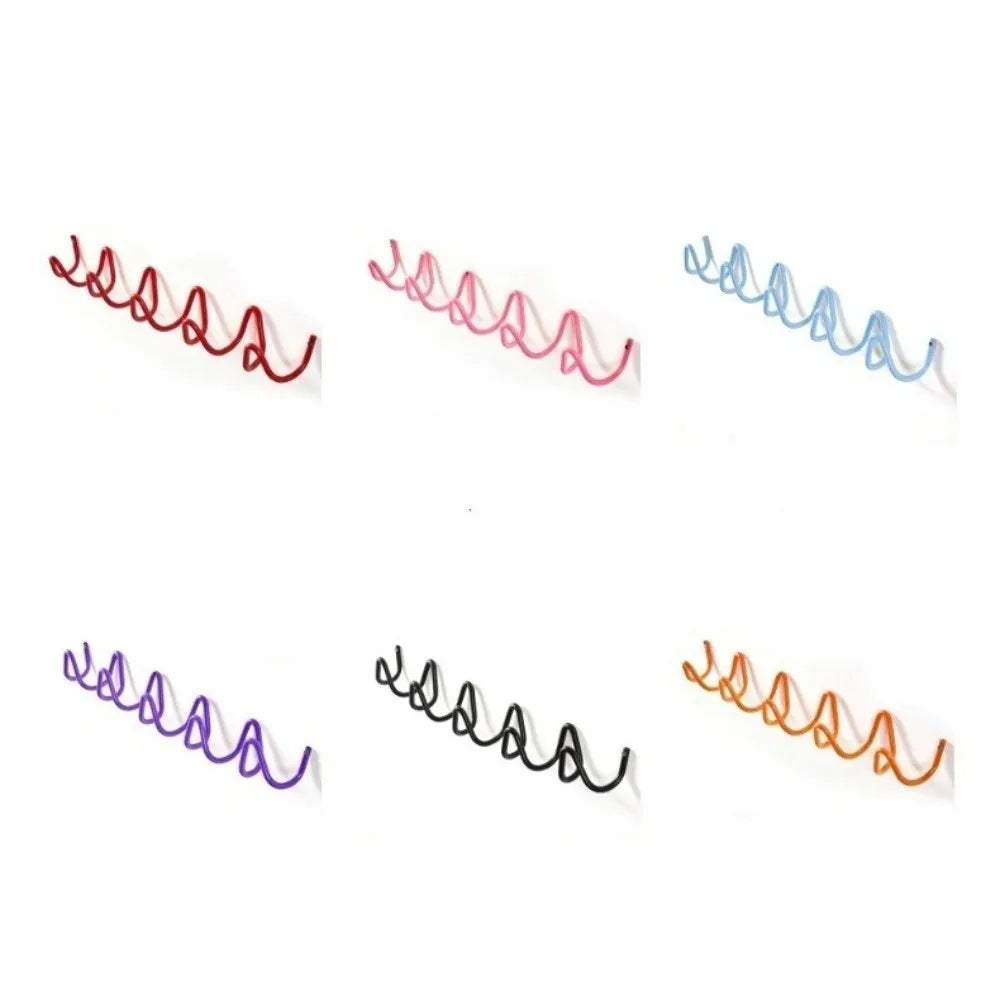 Porte manteau mural original zig zag différents couleurs