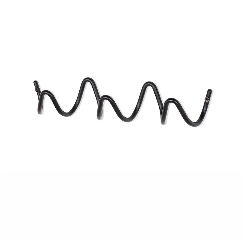 Porte manteau mural original zig zag noir ou blanc