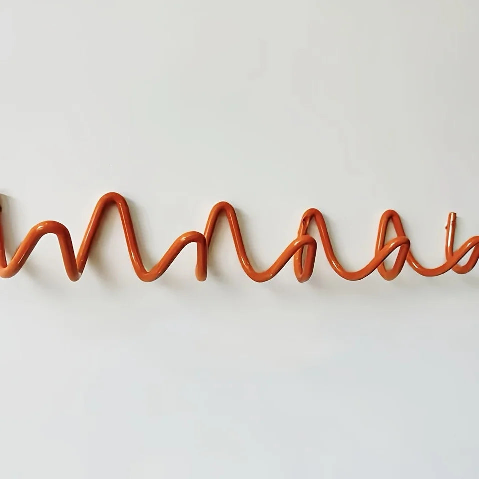Porte manteau mural original zig zag noir ou blanc