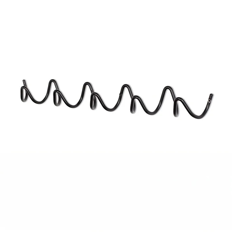 Porte manteau mural original zig zag noir ou blanc