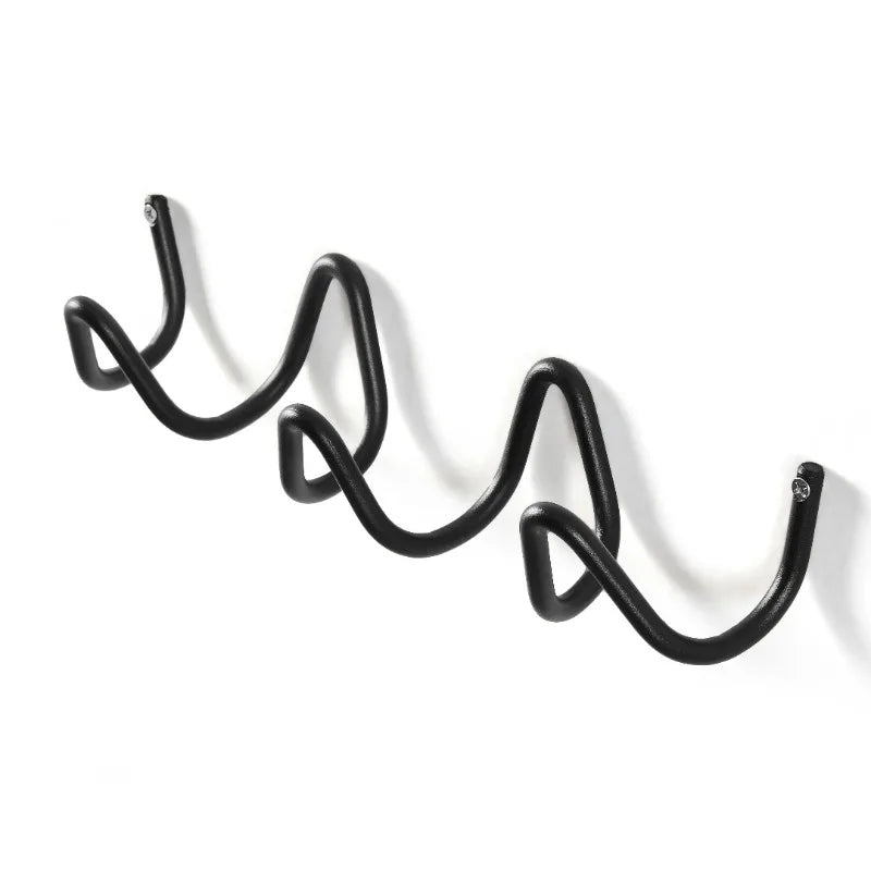 Porte manteau mural original zig zag silver
