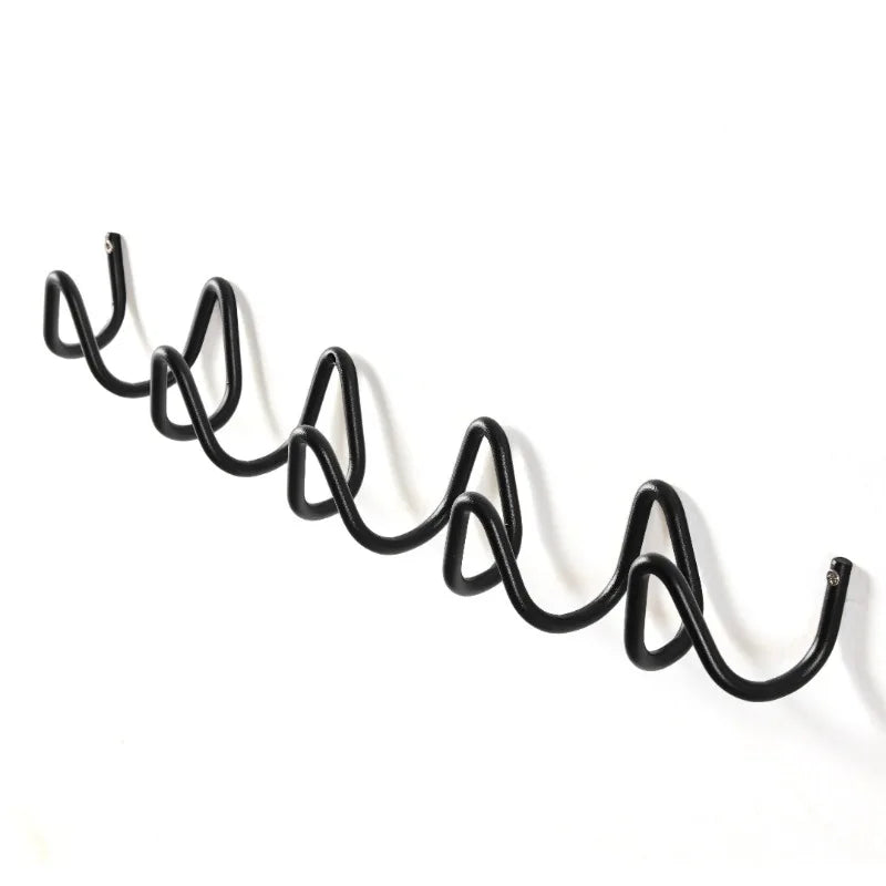 Porte manteau mural original zig zag silver