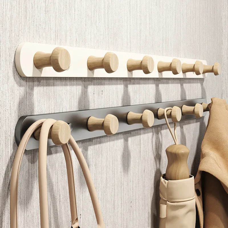 Porte manteau mural patère en bois