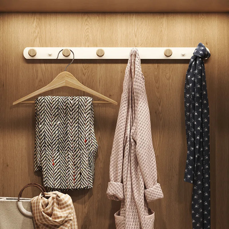 Porte manteau mural patère en bois