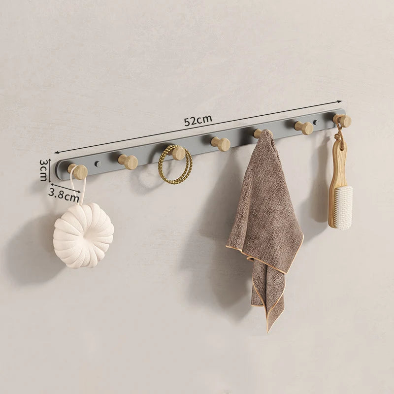 Porte manteau mural patère en bois