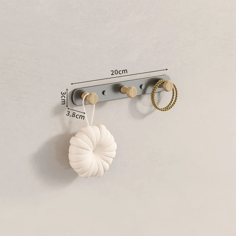 Porte manteau mural patère en bois