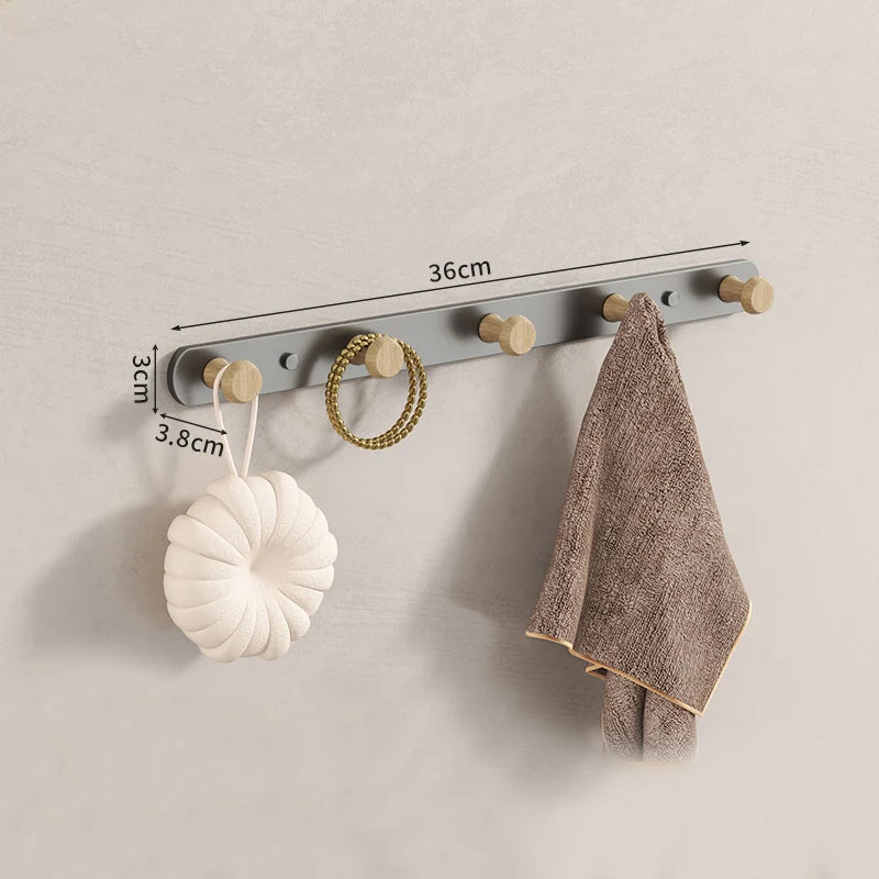 Porte manteau mural patère en bois
