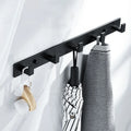 Porte manteau noir en aluminium