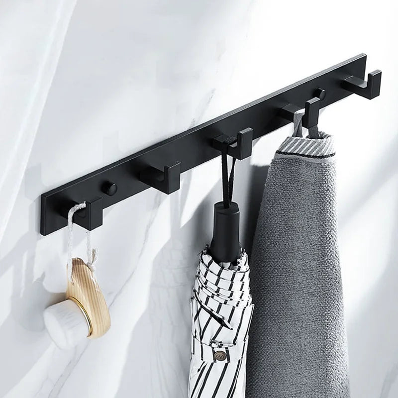 Porte manteau noir en aluminium