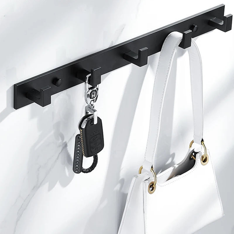 Porte manteau noir en aluminium