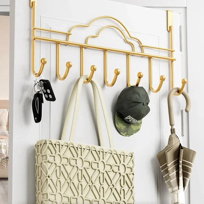 Porte manteau porte 7 crochets