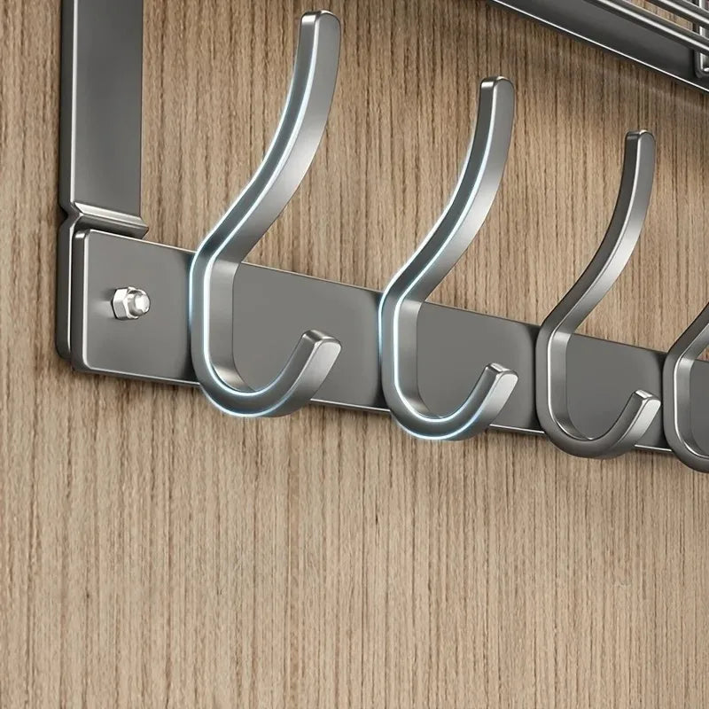 Porte manteau porte avec un étagère